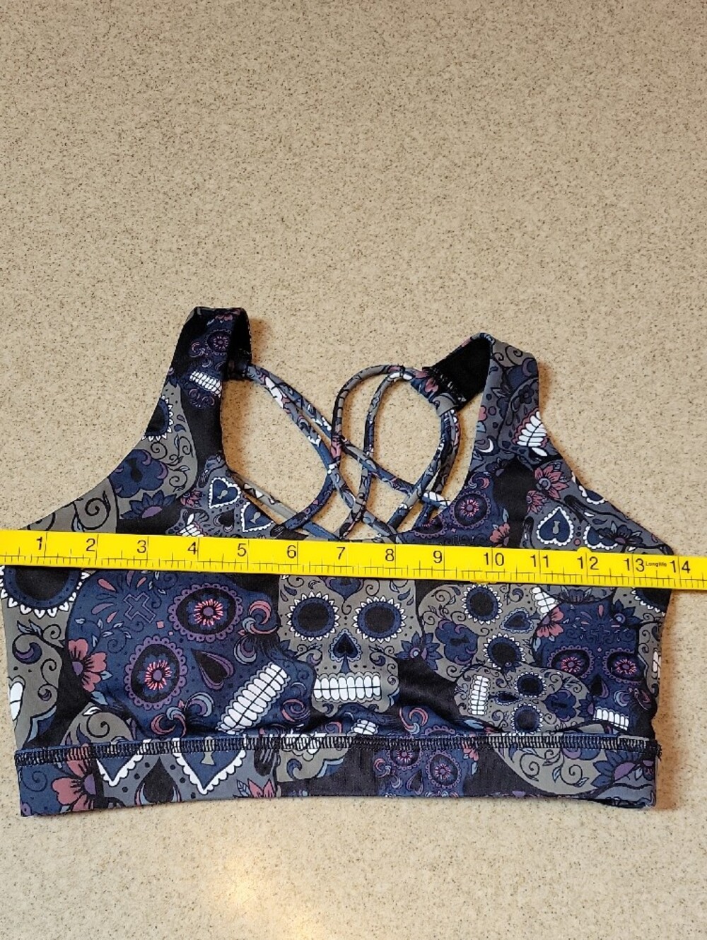 Constantly Varied Gear Sugar Skull Sports Bra Size Small - Picture 4 of 9